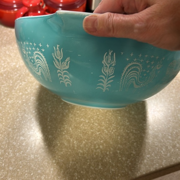 Pyrex vintage Amish Butterprint Conderella  bowls #444, 4Qt, #441, 1-1/2Qt - Picture 13 of 13